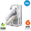 Aer conditionat mobil Purificare Aer proaspat Woods Cortina Air Switch 12.000 BTU 